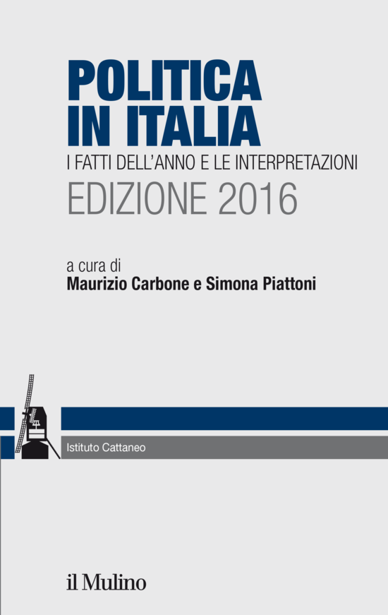 Copertina del libro Politica in Italia. Edizione 2016