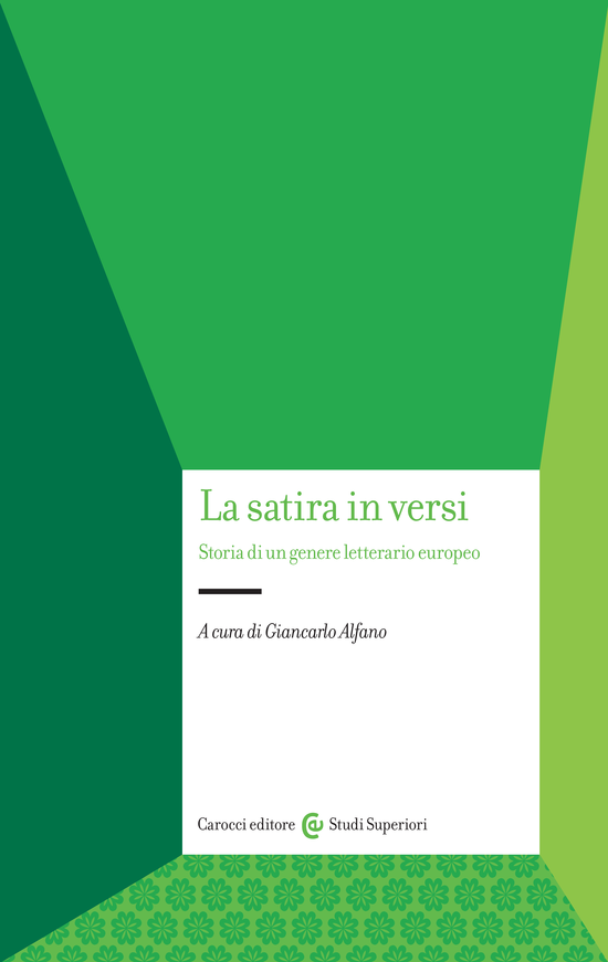 Copertina del libro La satira in versi