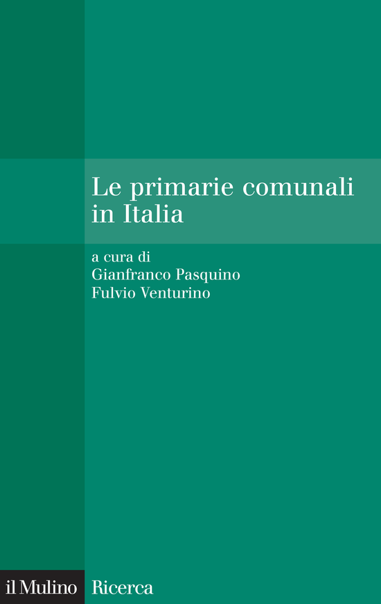 Copertina del libro Le primarie comunali in Italia