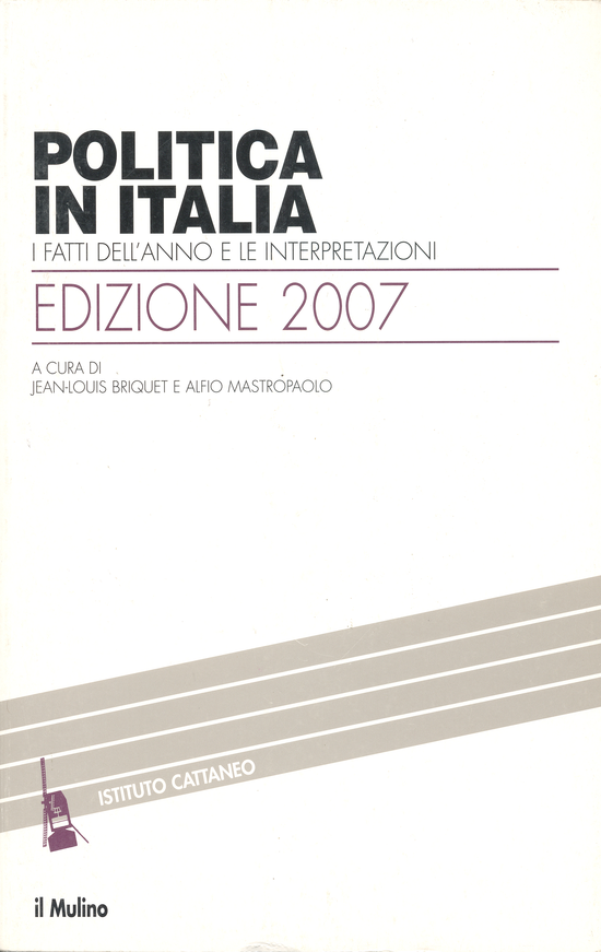 Copertina del libro Politica in Italia. Edizione 2007